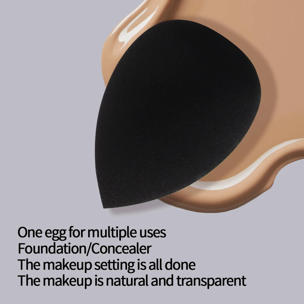 black makeup sponge