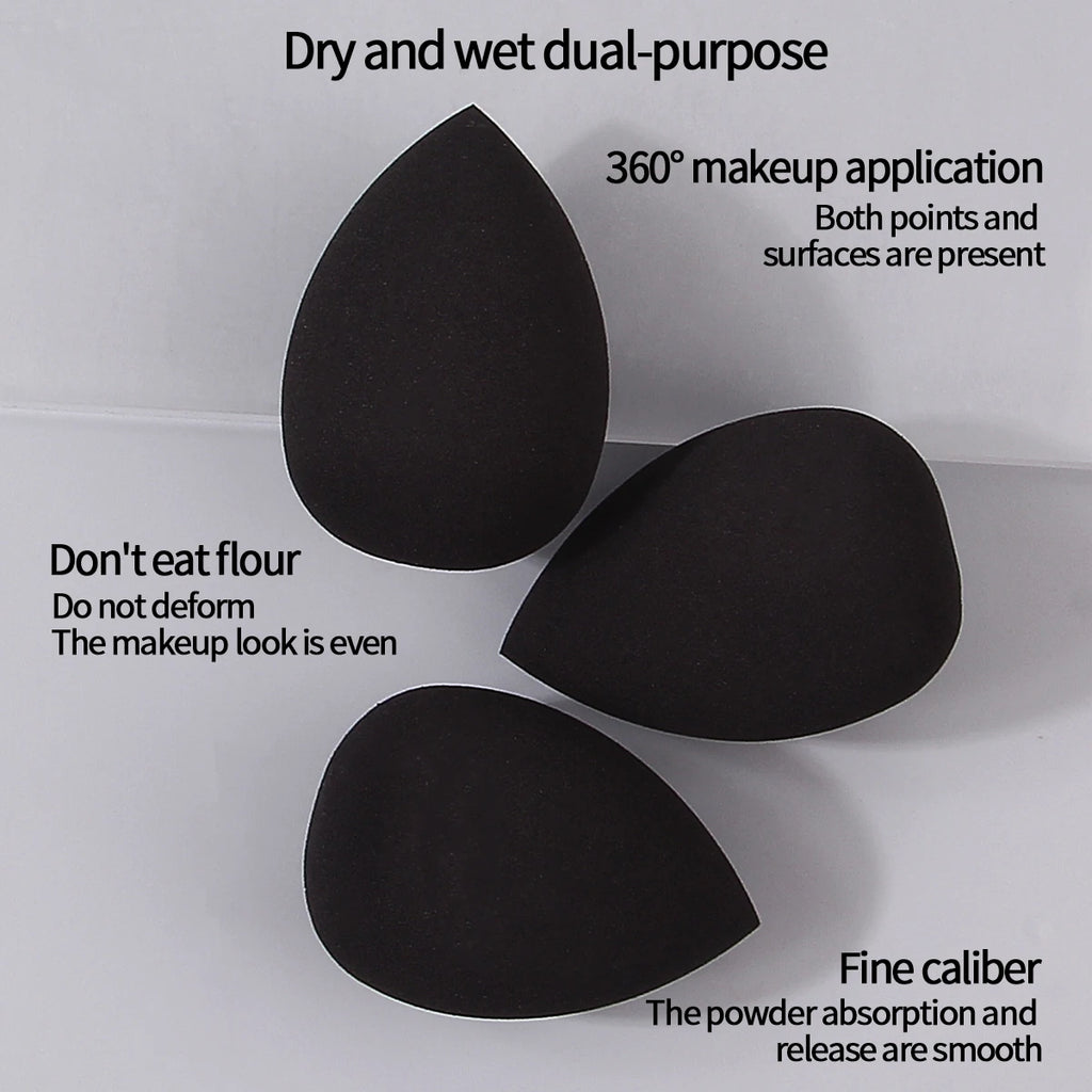 black makeup sponge